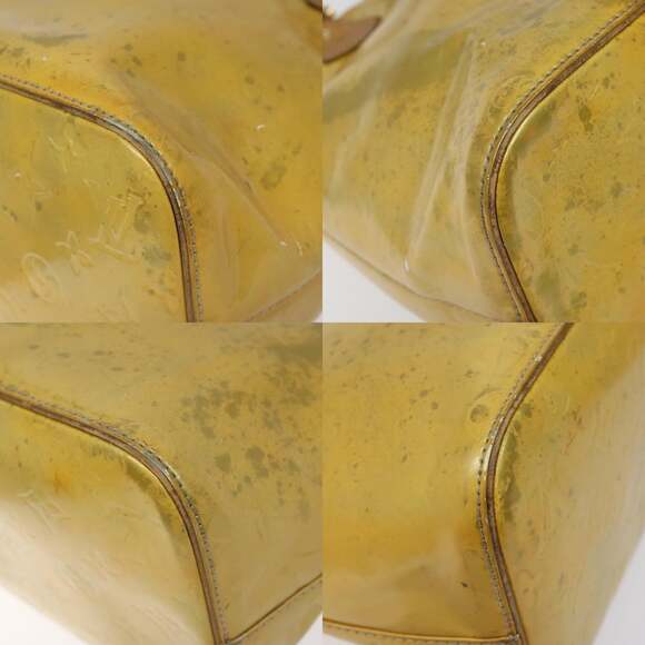 LOUIS VUITTON Monogram Vernis Houston Hand Bag Gris M91053 - Picture 10 of 13